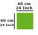 Format du carré de soie de luxe