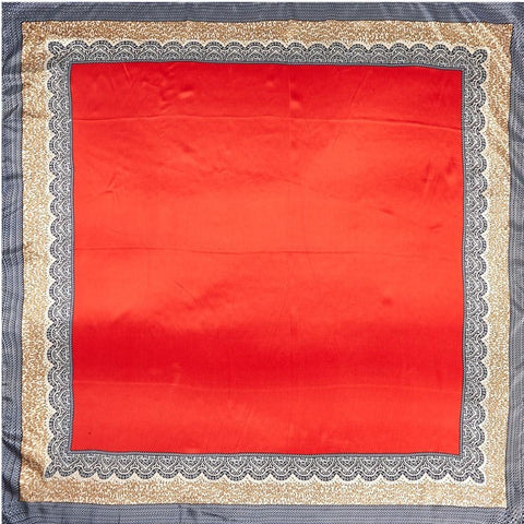 Foulard carré rouge achat en ligne