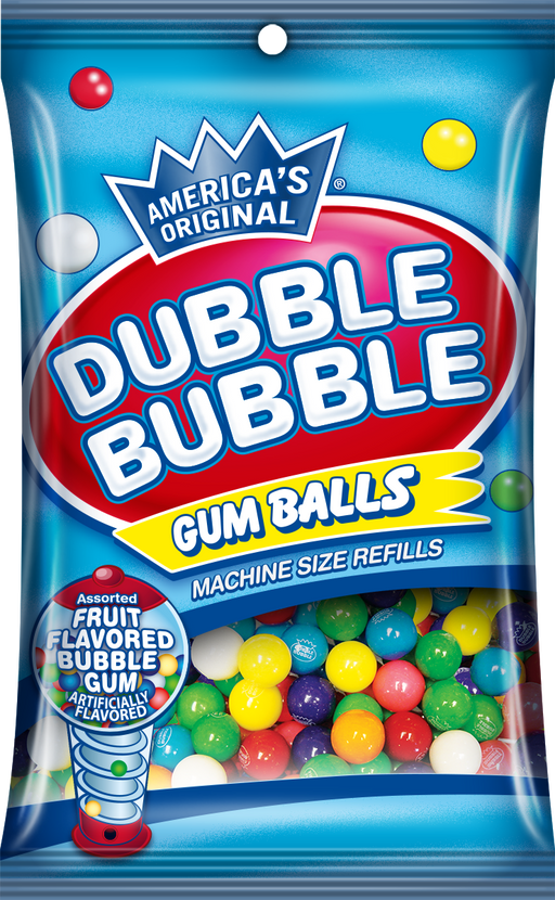 Dubble Bubble Gum - Short Twist Wrap - Bulk