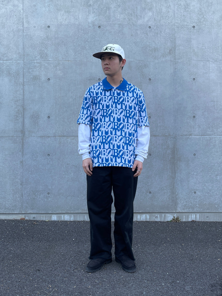 珍しい BoTT square Logo S/SL Jacquard Polo Lサイズ | iozanin.com.br