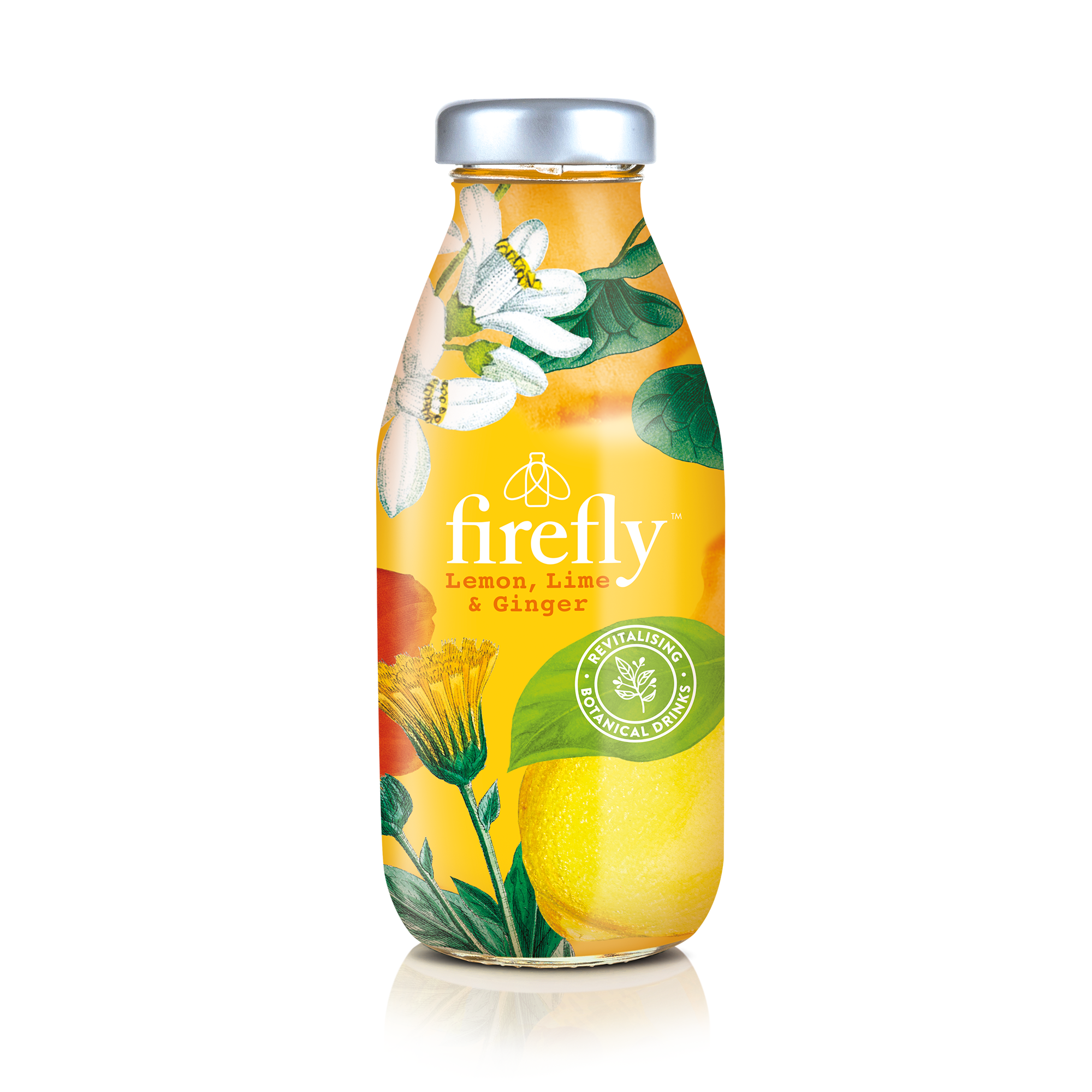 zout Berouw vloeistof FireFly Lemon, Lime & Ginger (12 x 330 ml)– Vegan Food Services