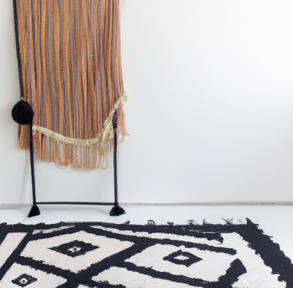 Beni Ourain rug in a minimalistic home 2