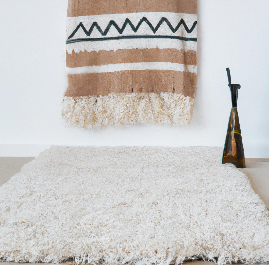 Beni Ourain rug in a minimalistic home 3
