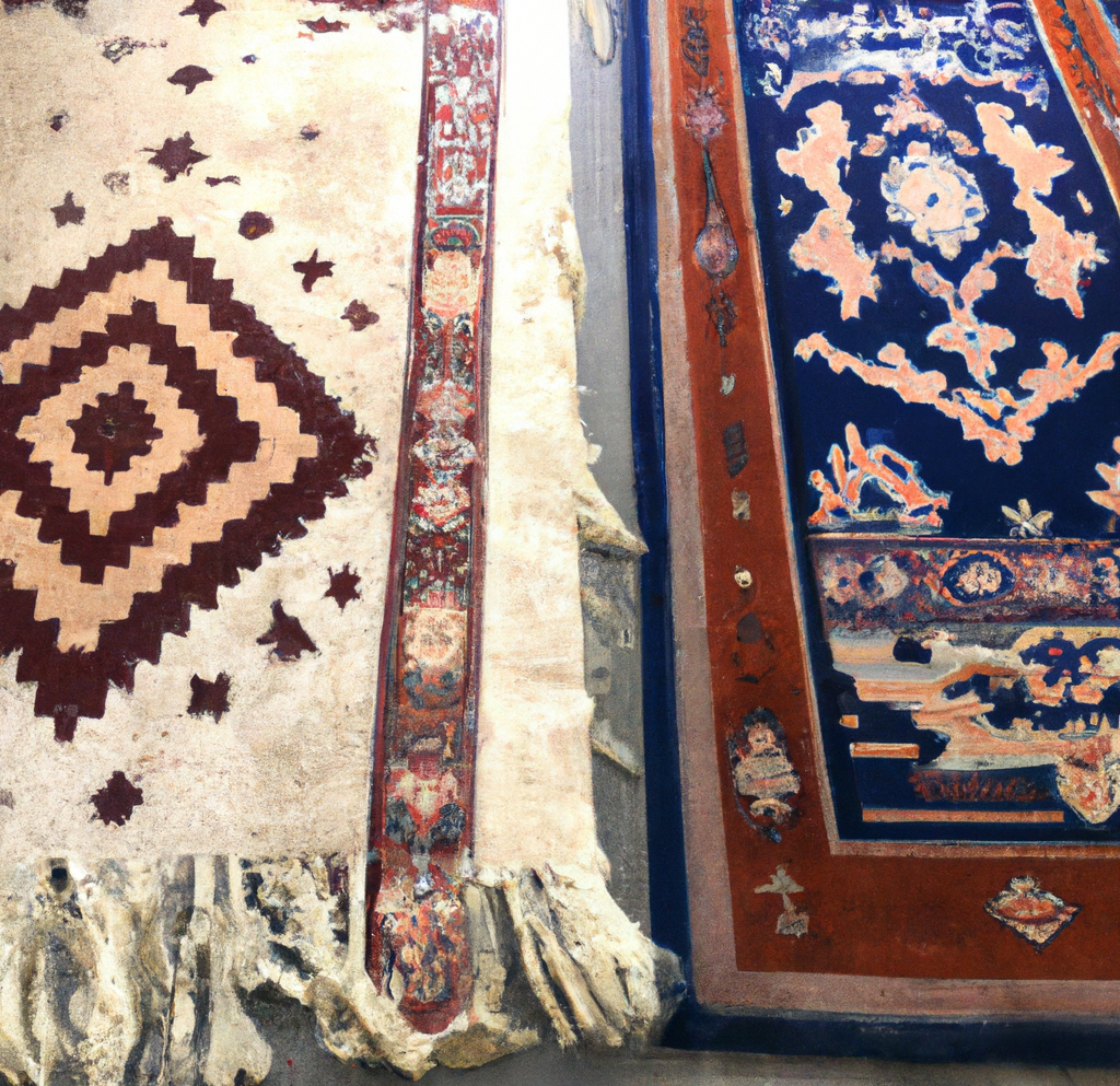 moroccan rug and persian rug