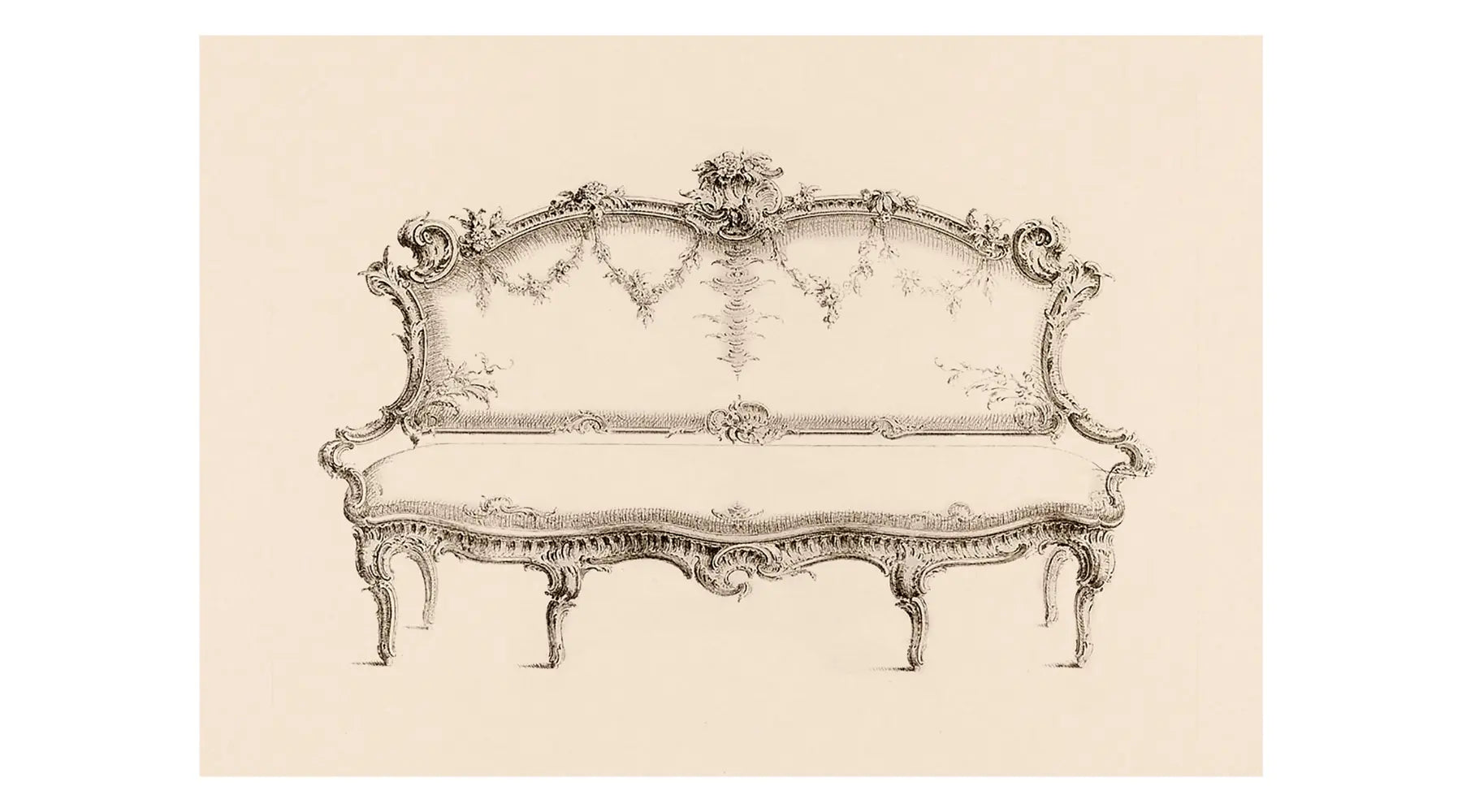 germany rococo sofa