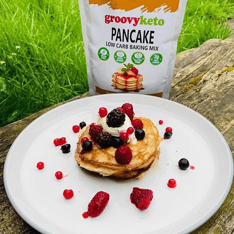 Keto Pancakes with Berries - main picture