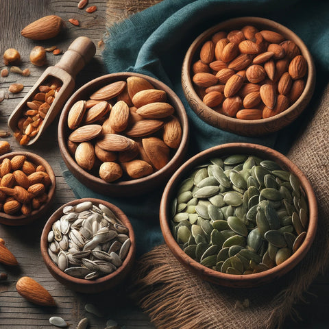 Potassium in nuts and seeds on keto diet