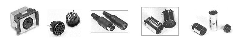 SubHeade Din and Mini Din Connectors