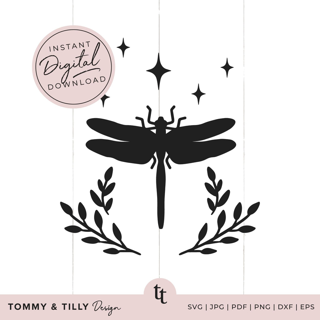 Download Mystical Dragonfly Svg Design Tommy Tilly Design