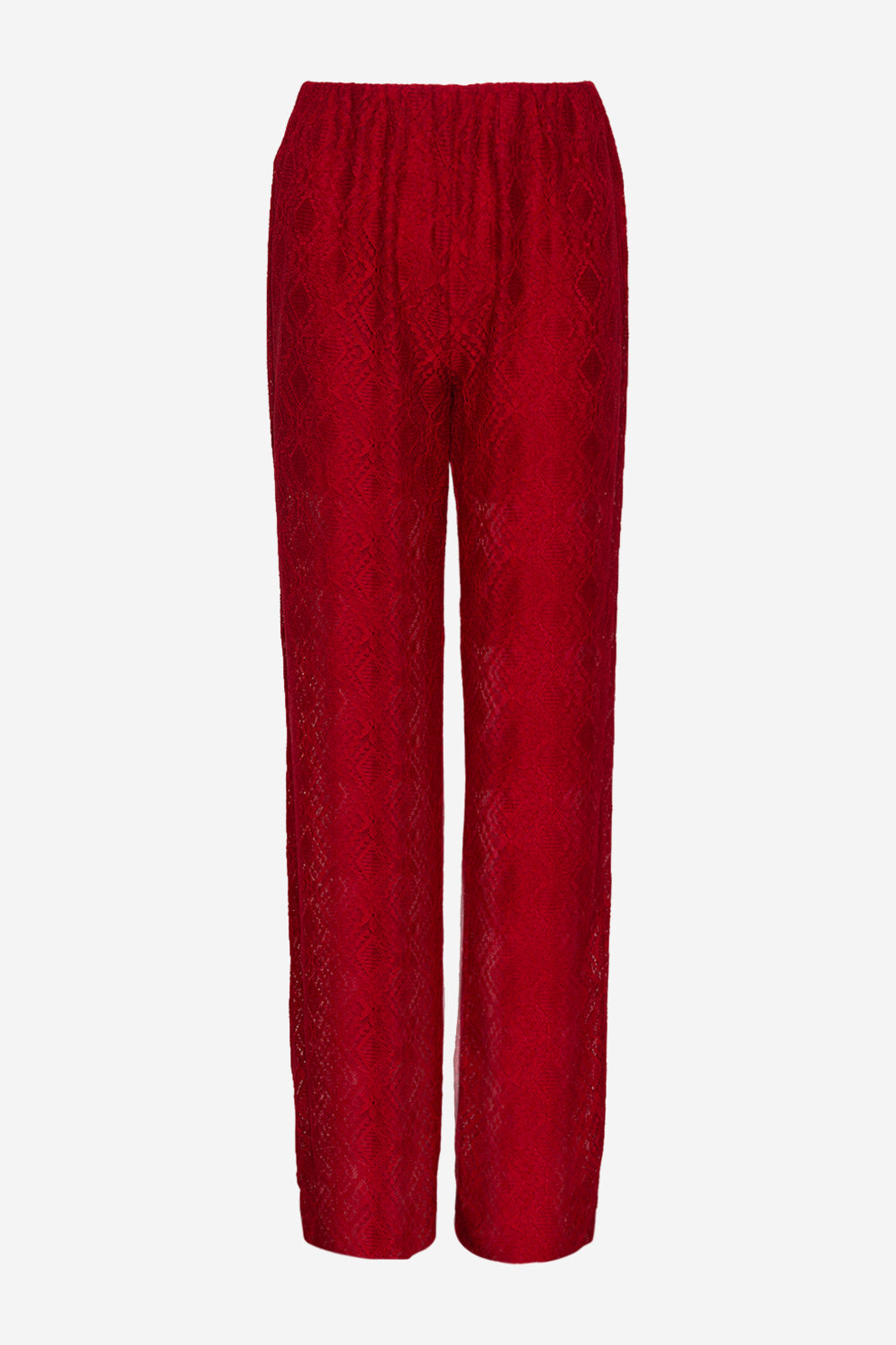 Texas Lace Pants Red