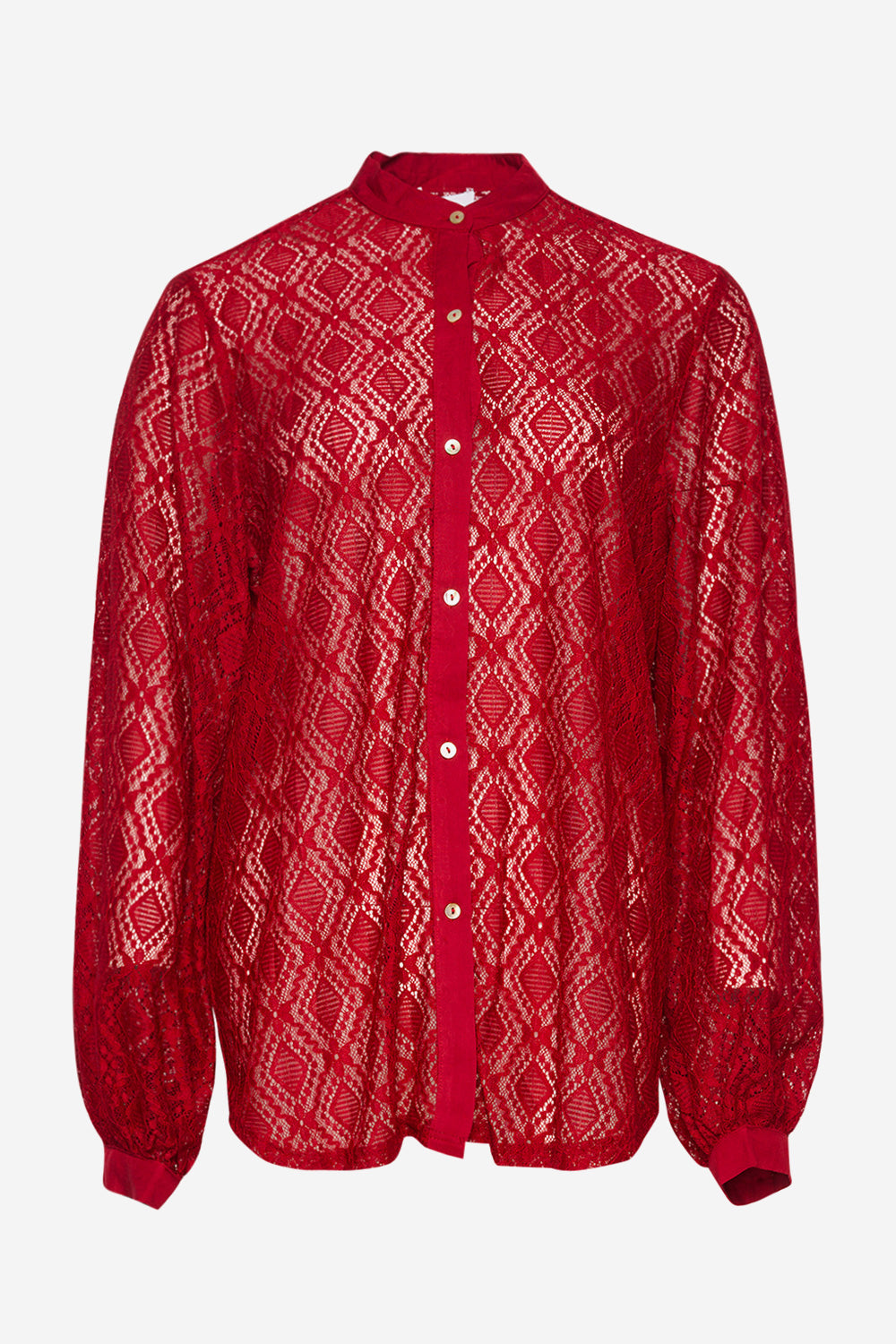 Texas Lace Shirt Red
