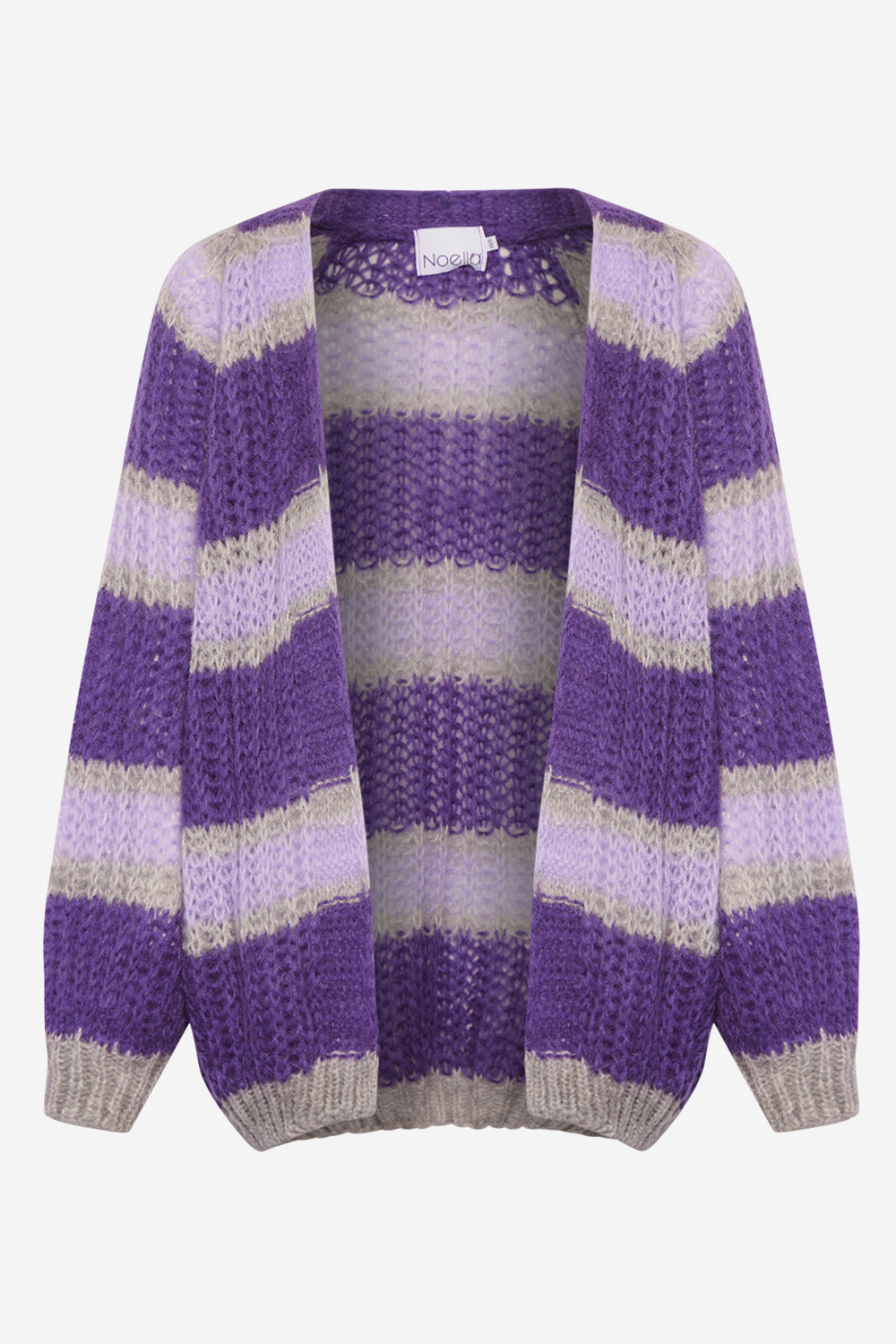 Vera Knit Cardigan Lilac/Lavender/Grey