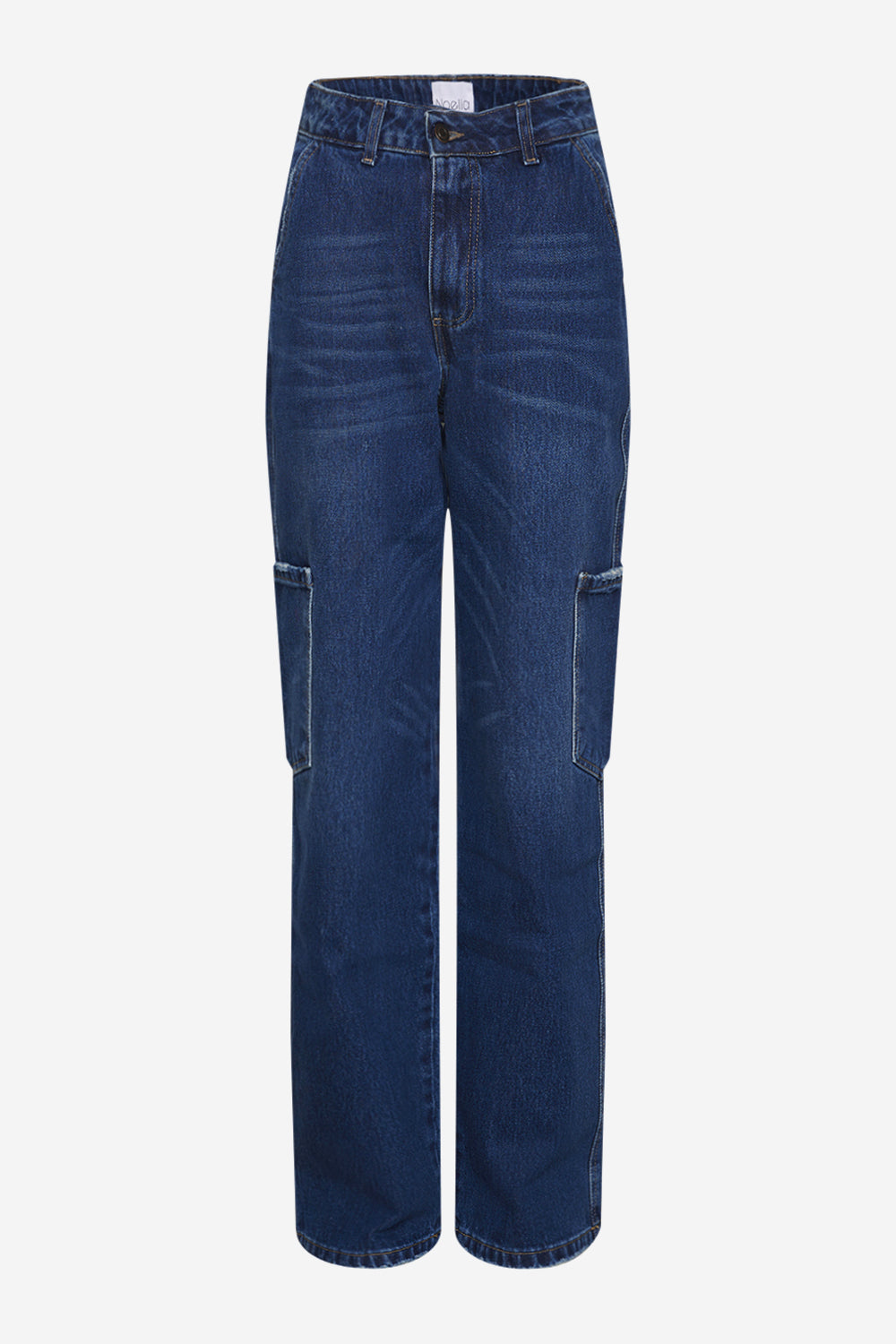Rory Cargo Jeans Dark Blue Washed