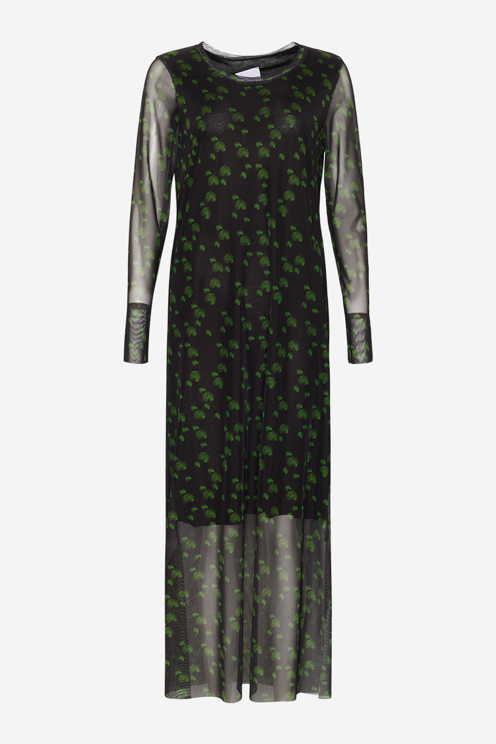 Beatrix Dress Black w. green