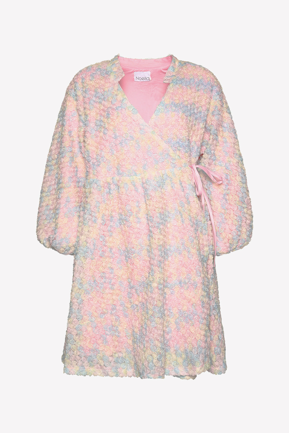 Sofie Wrap Dress Pastel mix