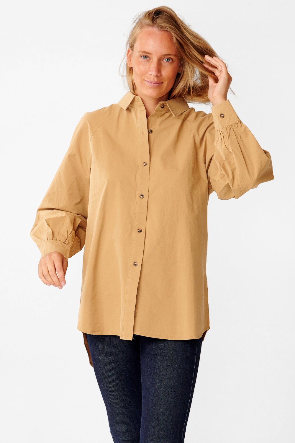 Dixi Shirt Cotton Camel