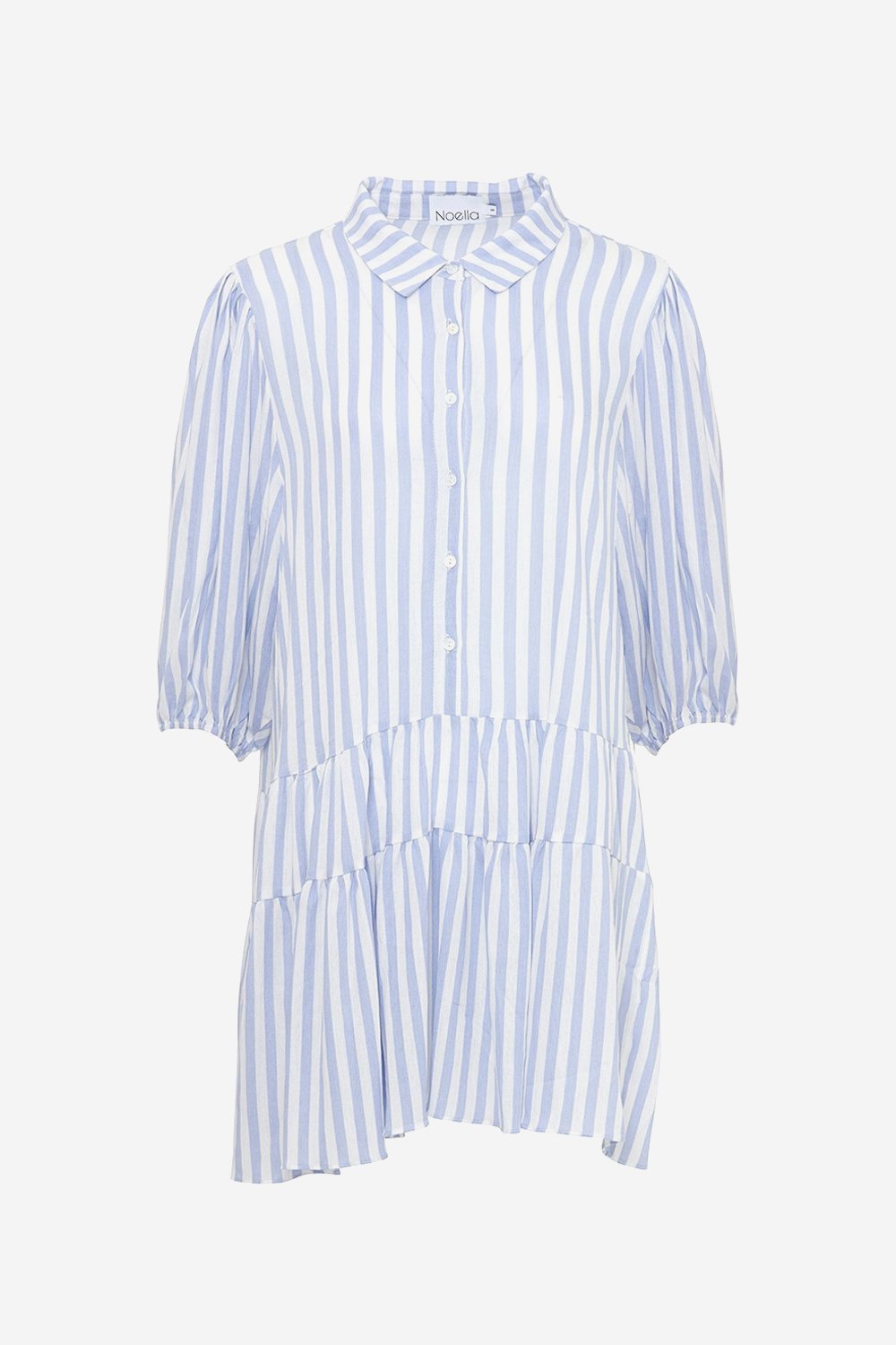 Etta Dress Viscose Blue Stripe