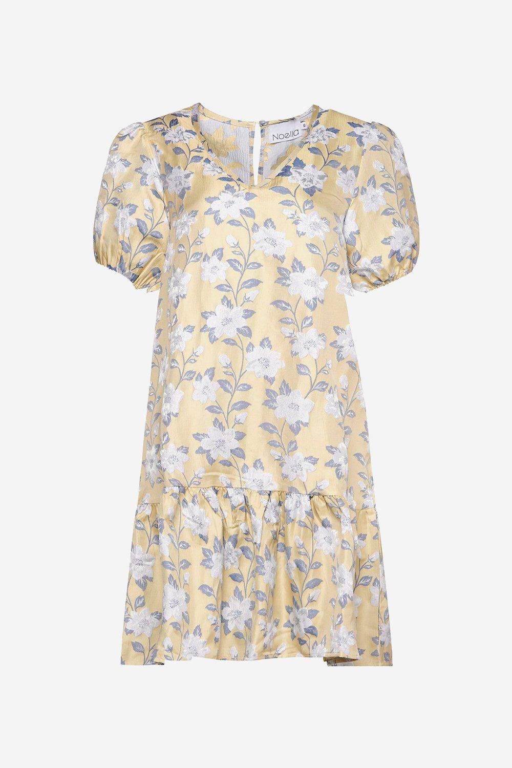 Fenya Dress Jacquard Yellow Jacquard