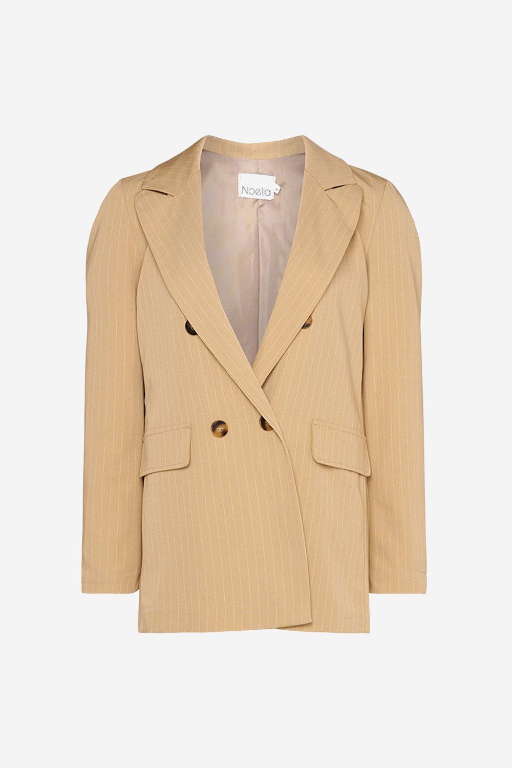 Forte Blazer Pinstripe Beige Pinstripe