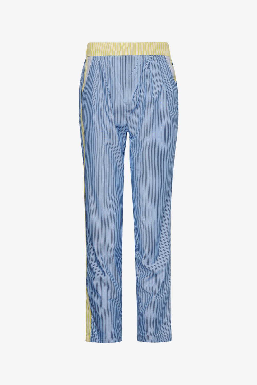 Jeanette Pants Poplin Stripe Mix