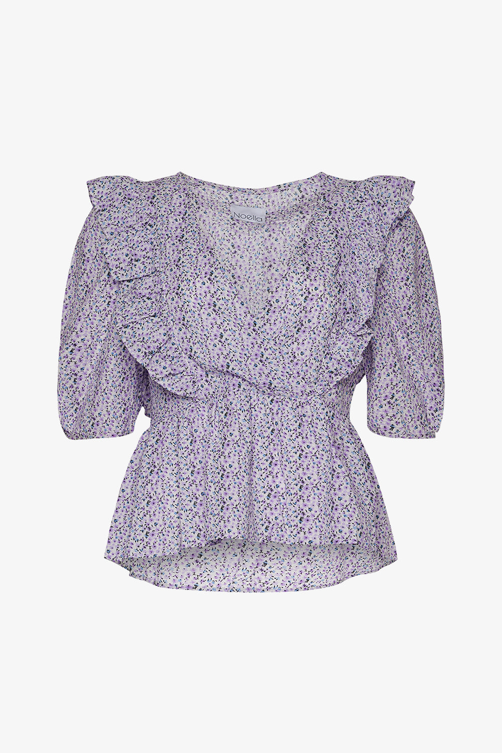 Jordan Blouse Cotton Lavender Flower