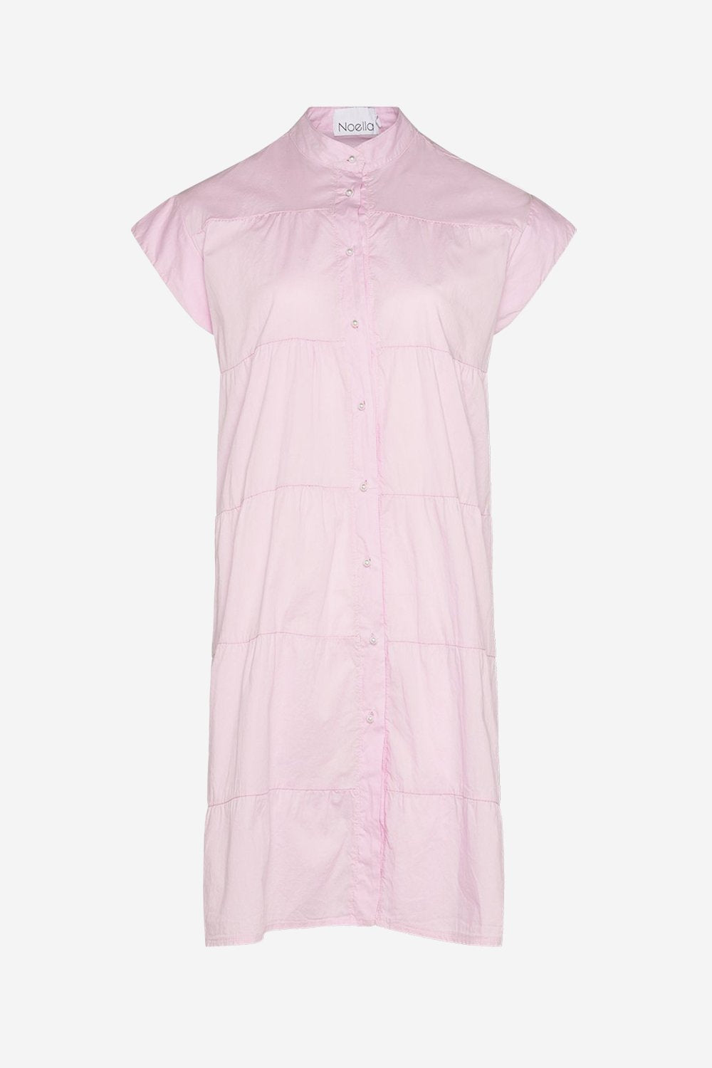 Kiki ss Pearl Dress Cotton Poplin Lavender