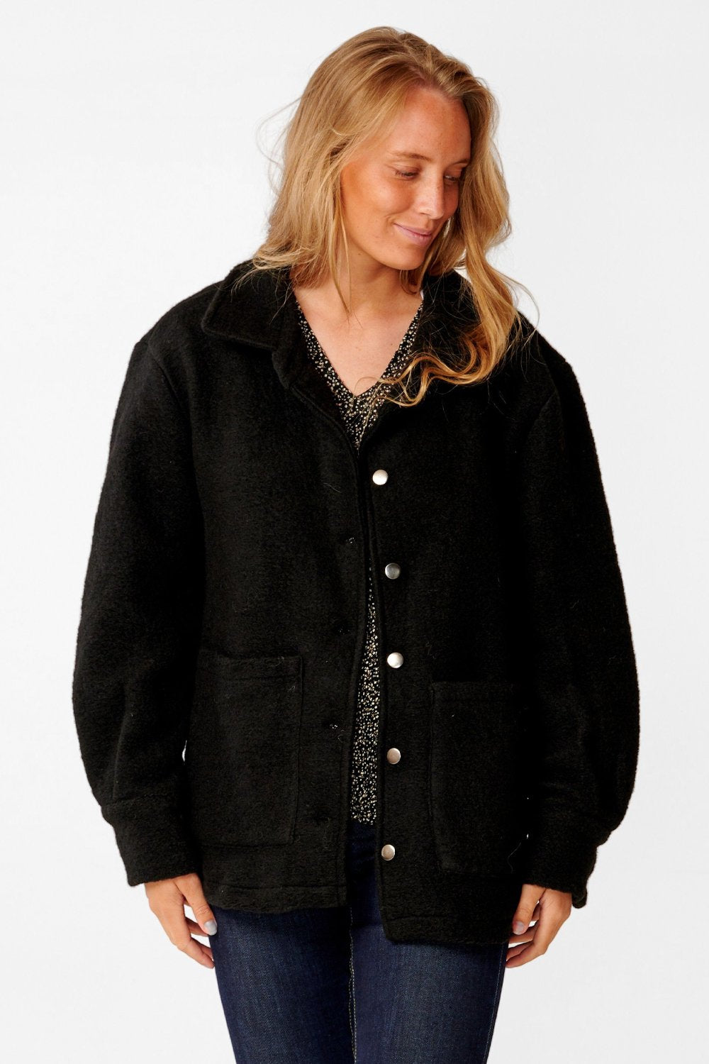 Viksa Jacket Wool Black