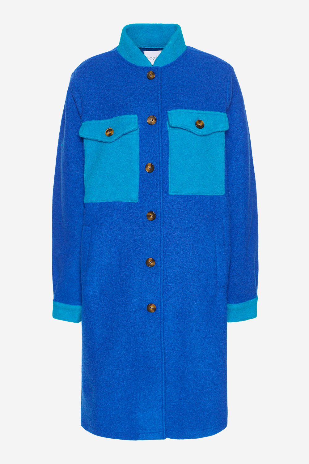 Amina Coat Blue Mix