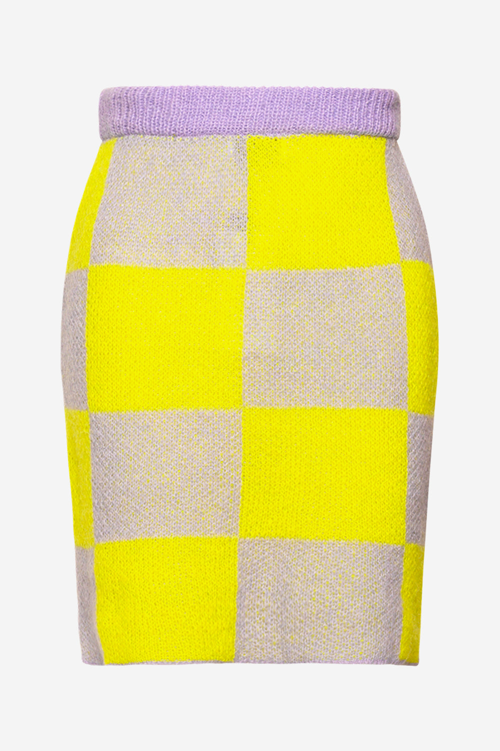 Kiana Knit Skirt Lilac/Yellow Mix