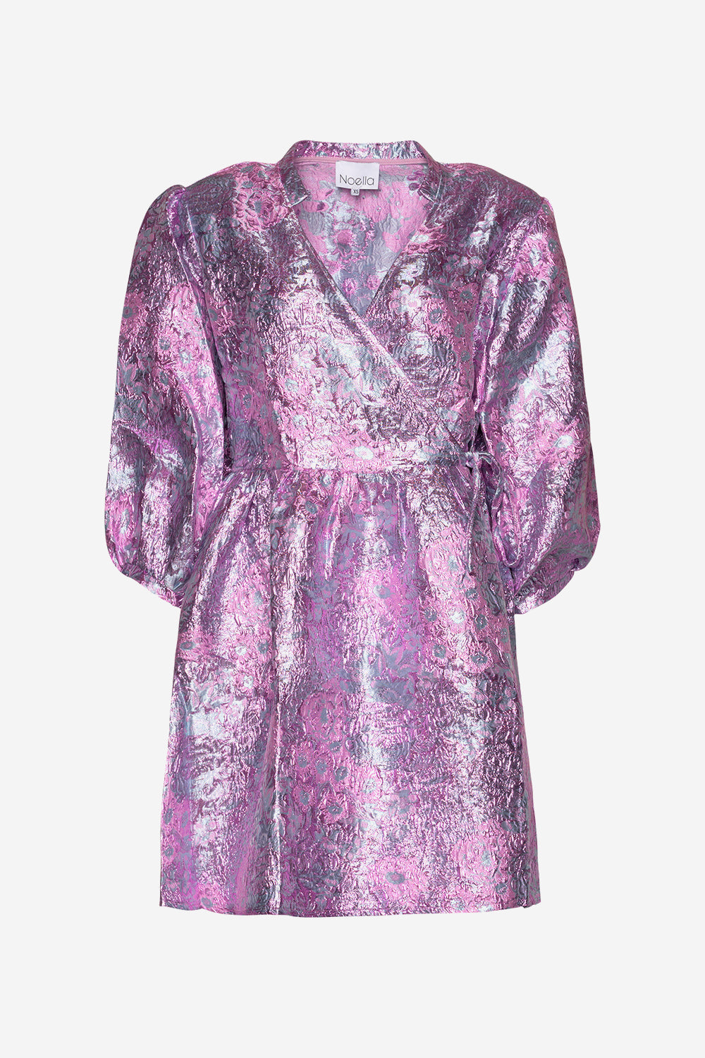 Aya Jacquard Dress Lilac jacquard