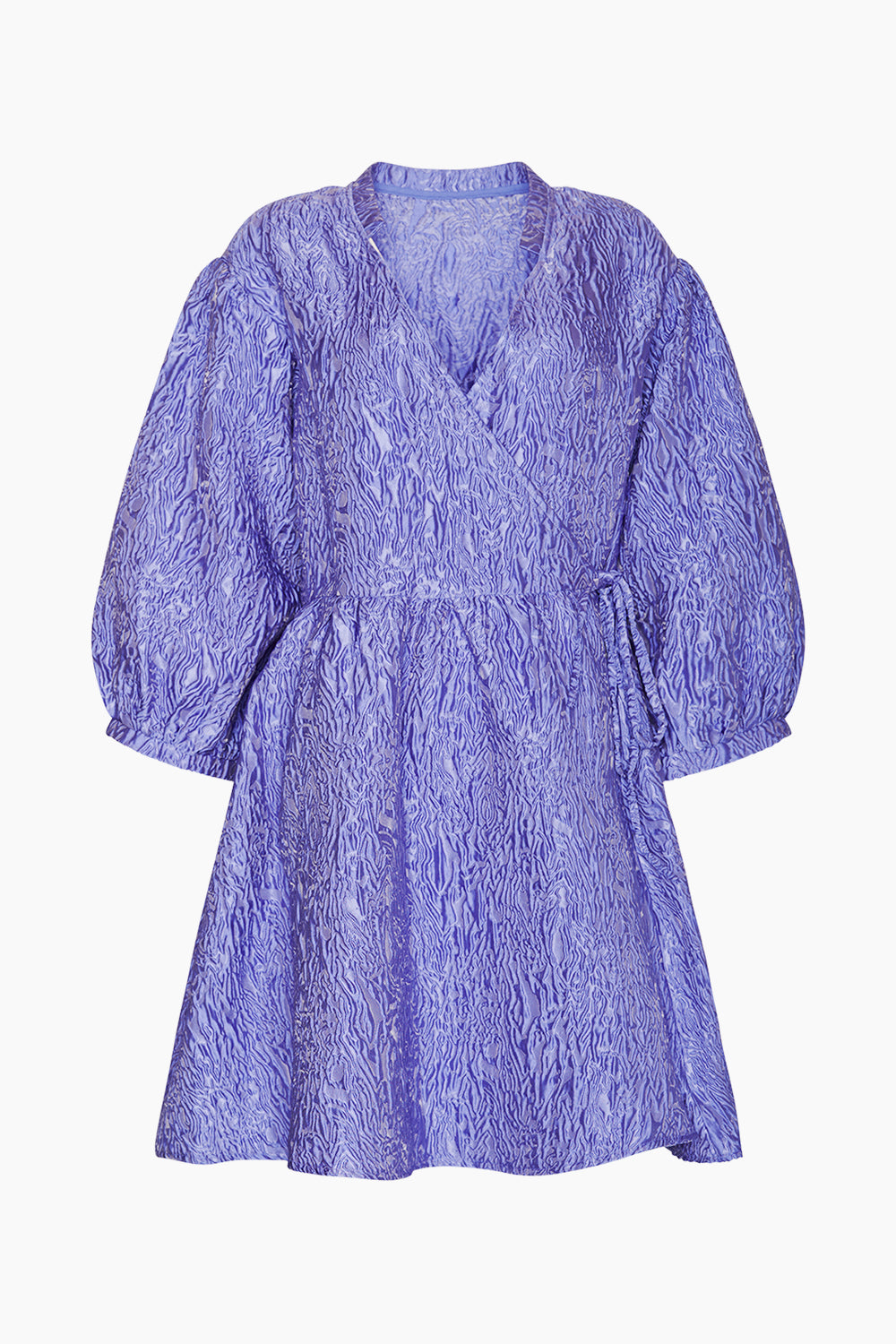 Aya Wrap Dress Blue