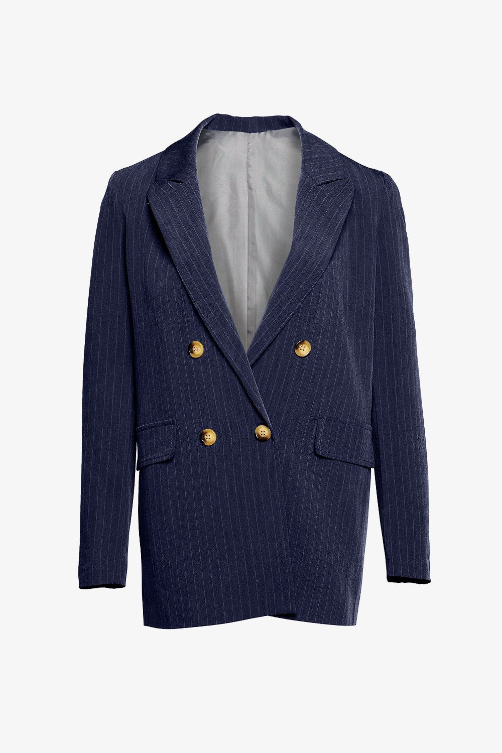 Forte Blazer Pinstripe Navy/white Stripe