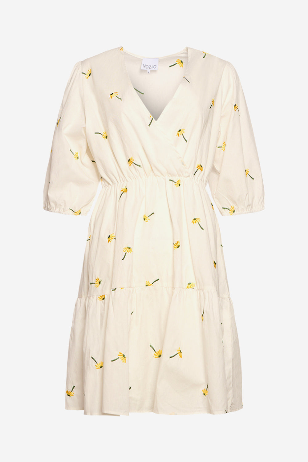 Blossom Dress White/Yellow