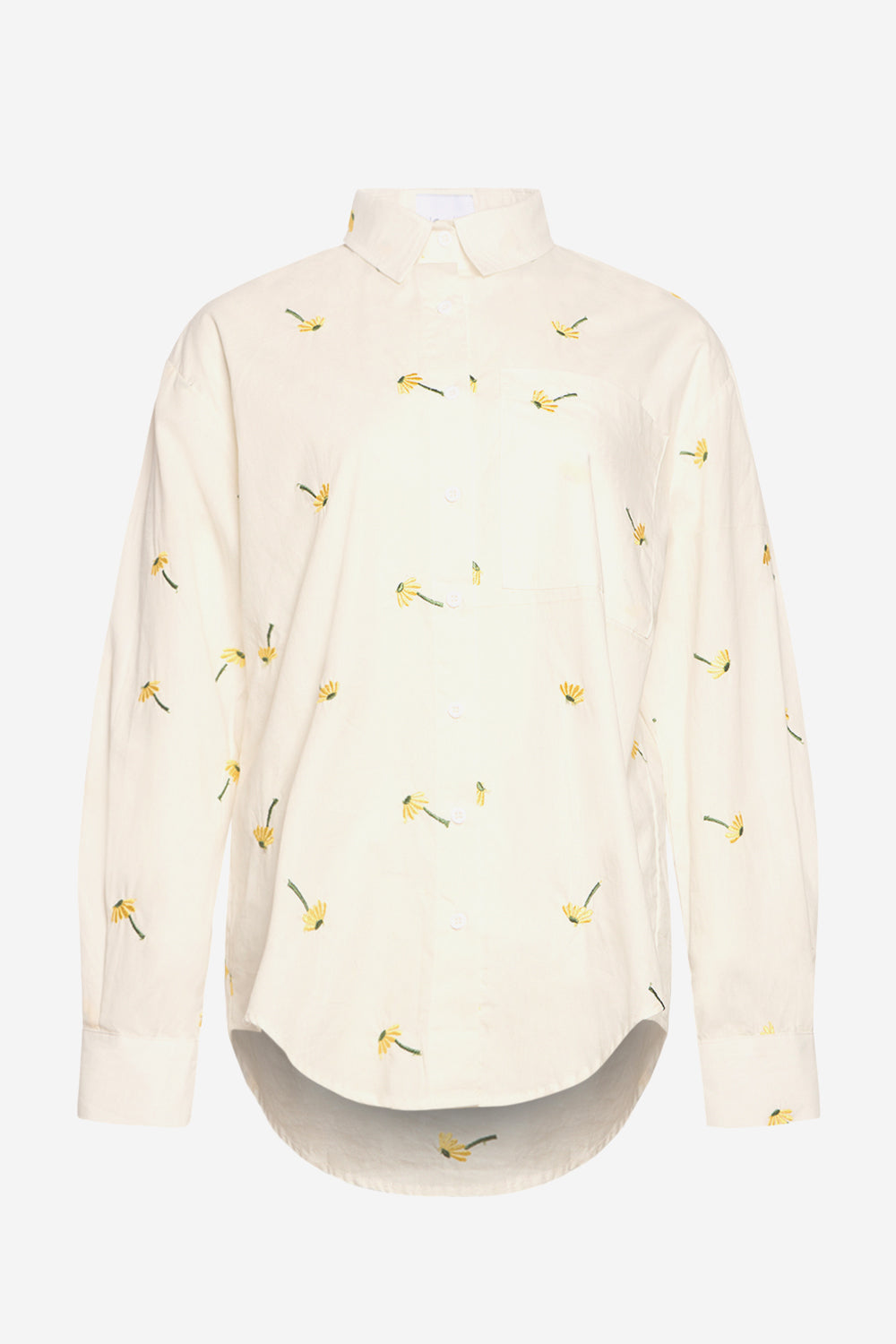 Blossom Shirt White/Yellow