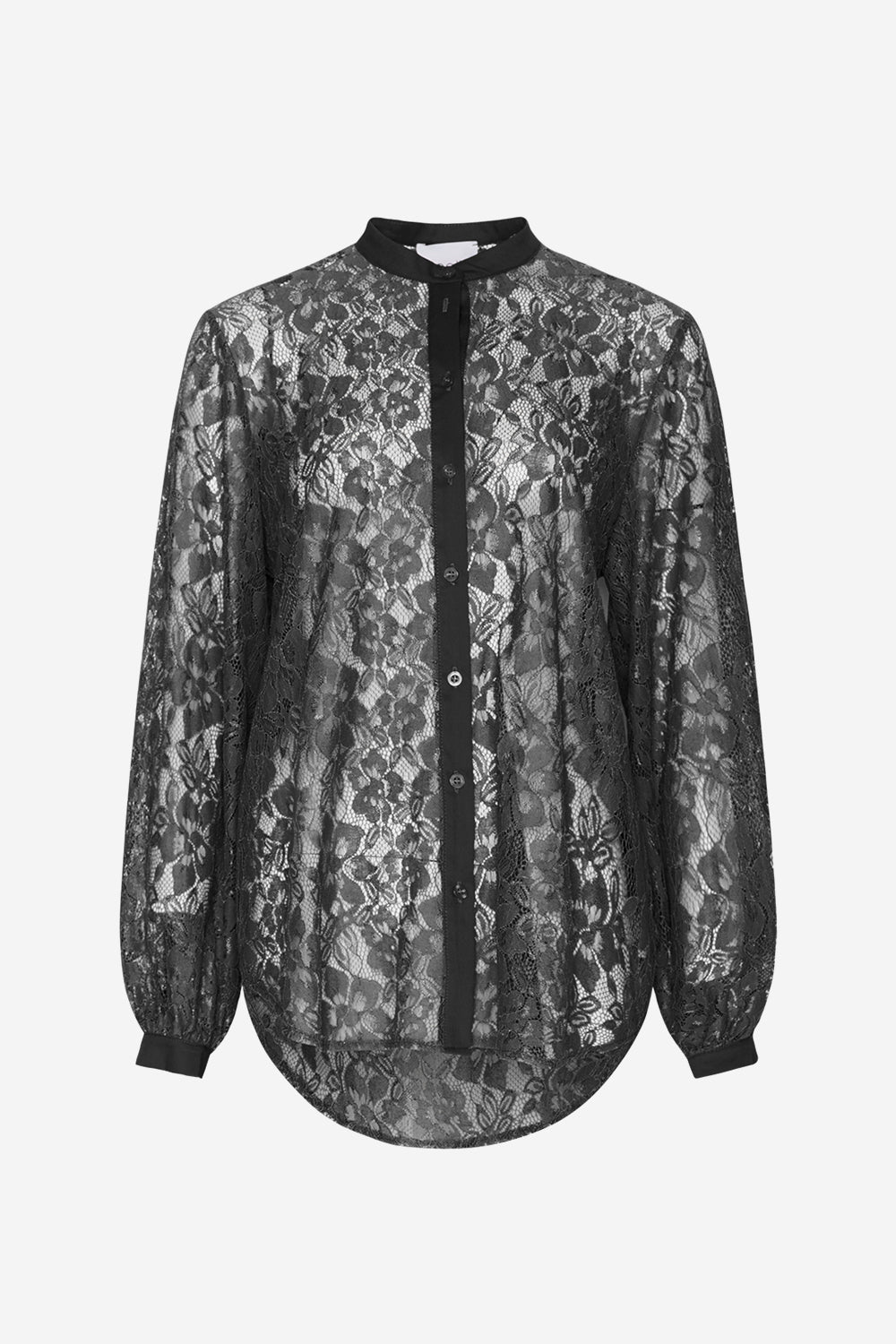 Bristol Lace Shirt Black