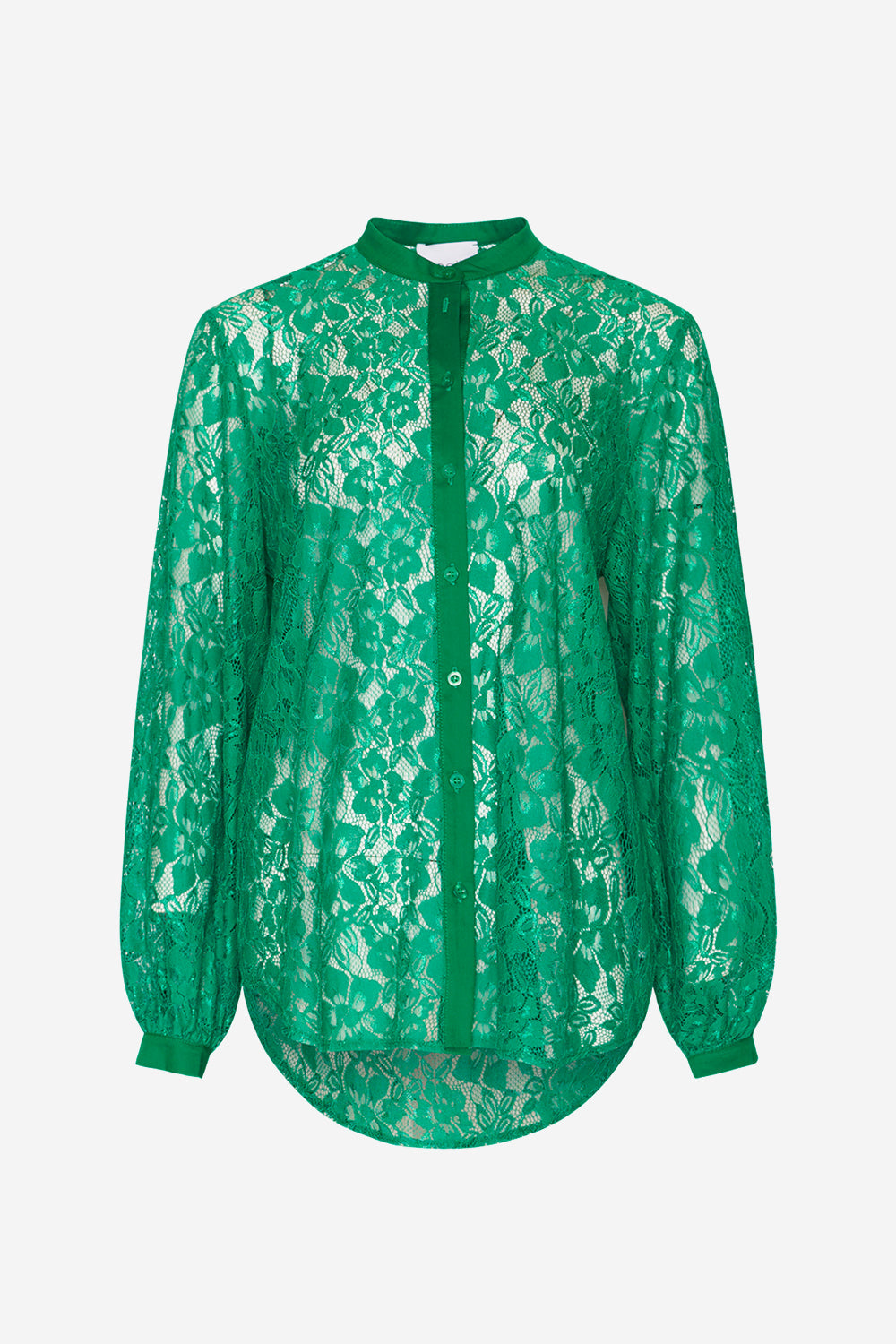 Bristol Lace Shirt Green