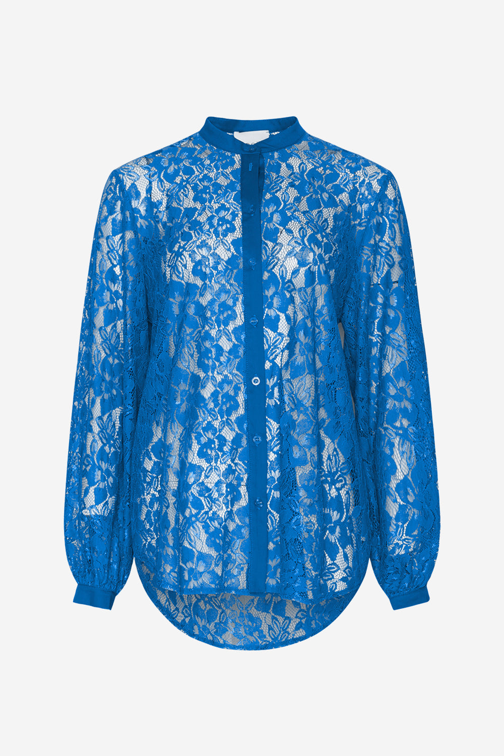 Bristol Lace Shirt Royal Blue