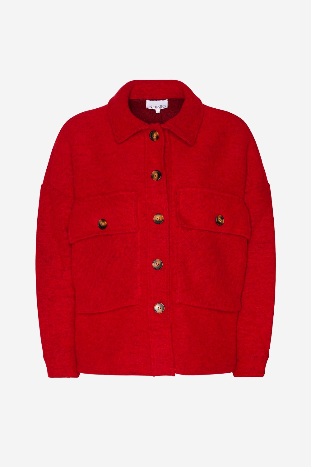 Celine Jacket Wool Deep Red