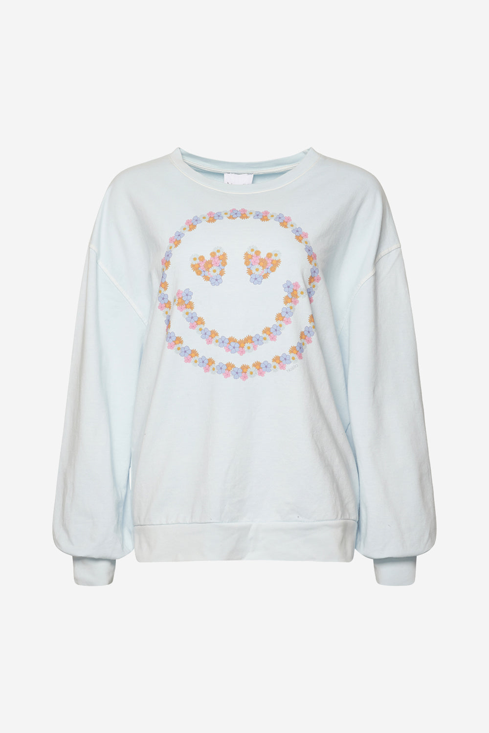 Danny Smiley Sweatshirt Light Blue