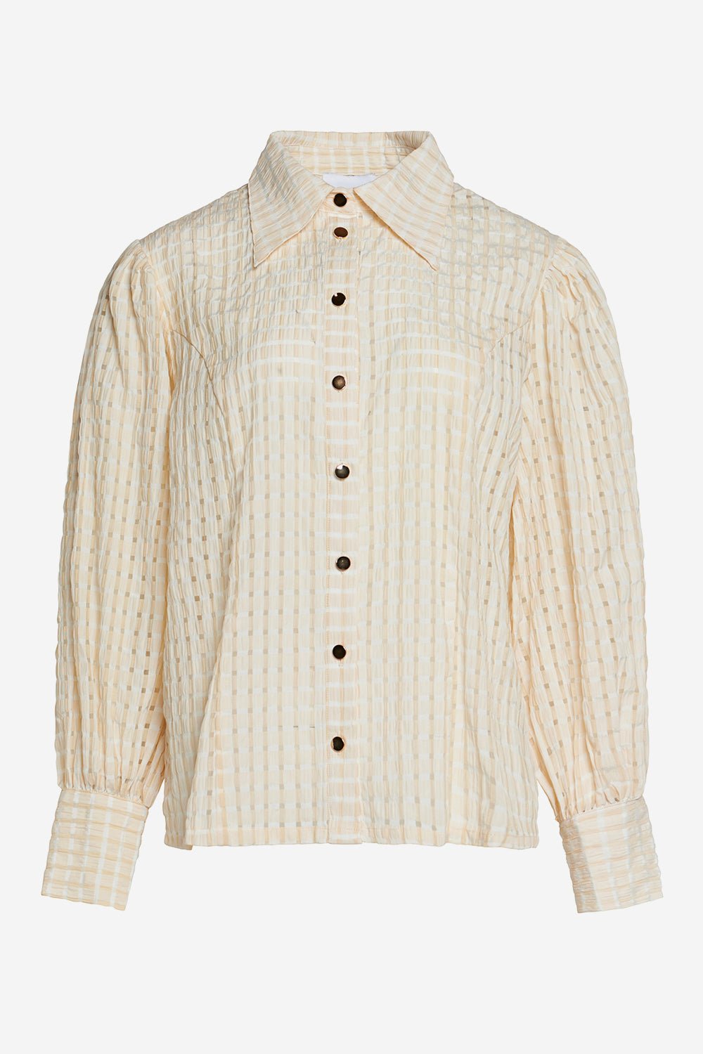 Dicte Balloon L/S Shirt Beige