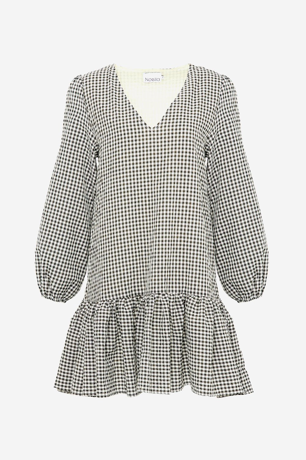 Dodo Dress Cotton Black/white Checks