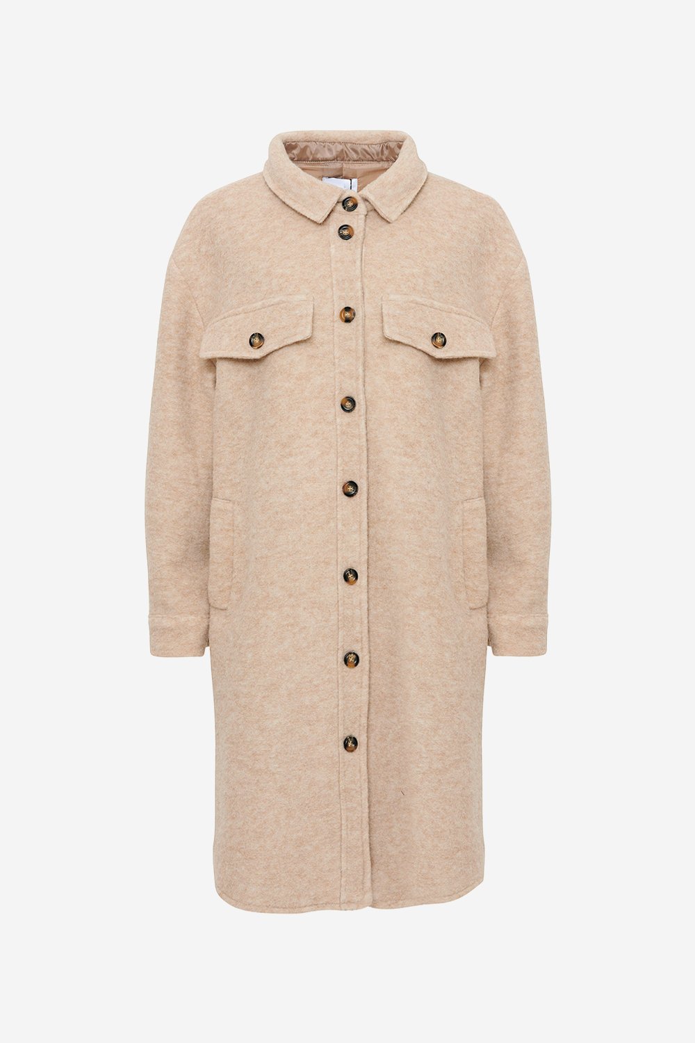 Emily Shirt Coat Camel