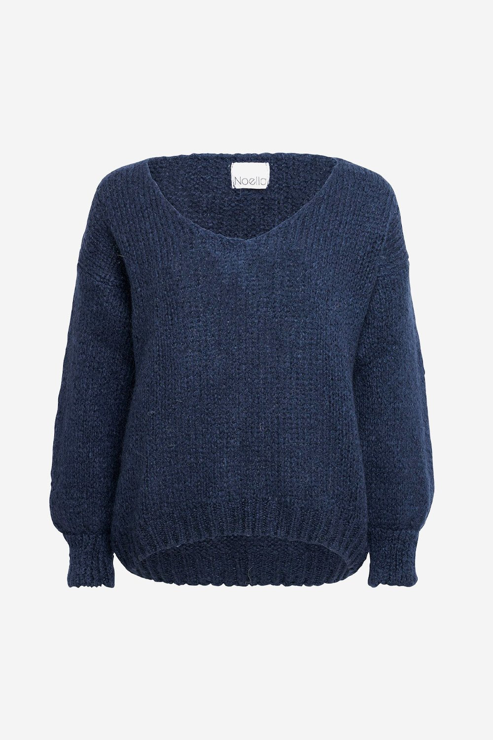 Fora Knit V-neck Sweater Navy