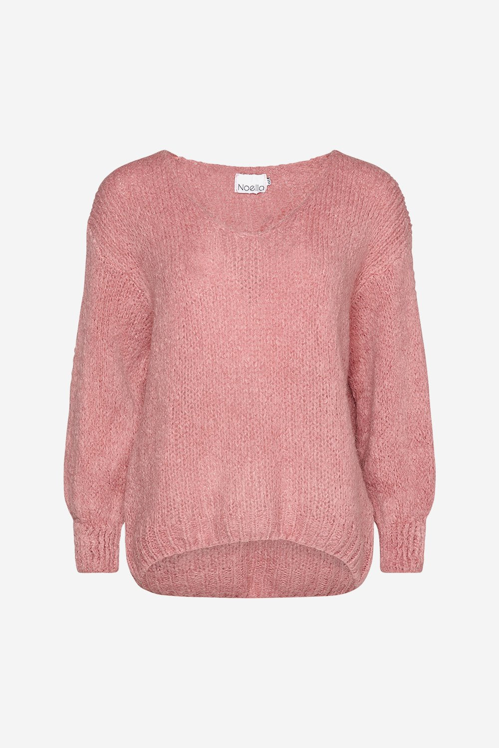 Fora Knit V-neck Sweater Rose