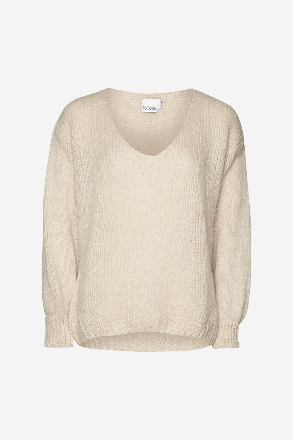 Fora Knit V-neck Sweater Sand