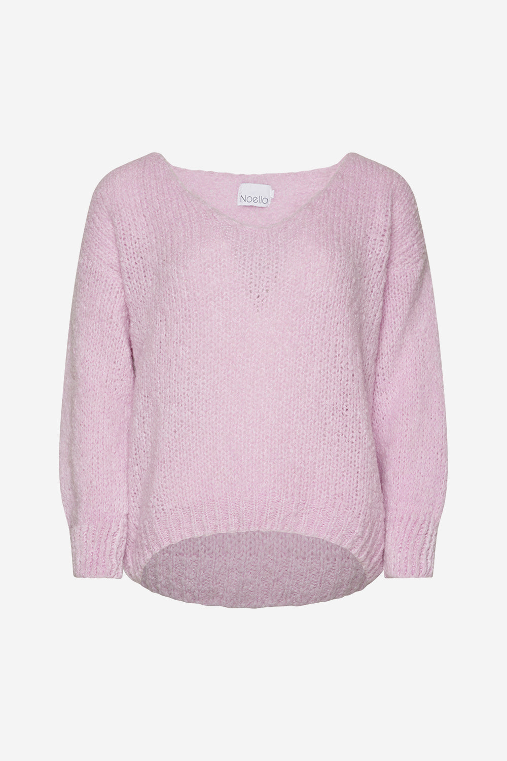 Fora Knit V-neck Sweater Dusty Pink