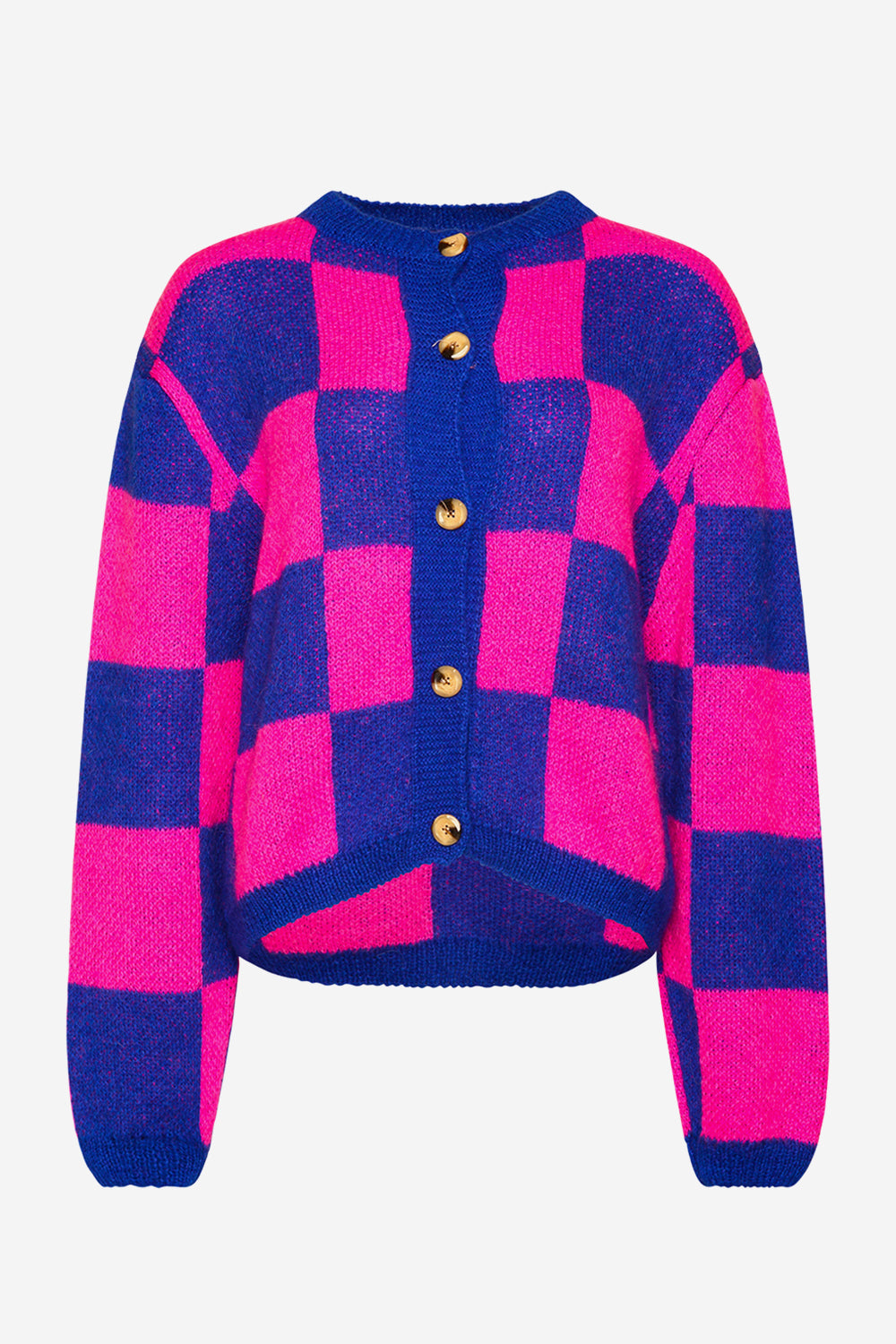 Kiana Knit Cardigan Pink/Blue Mix