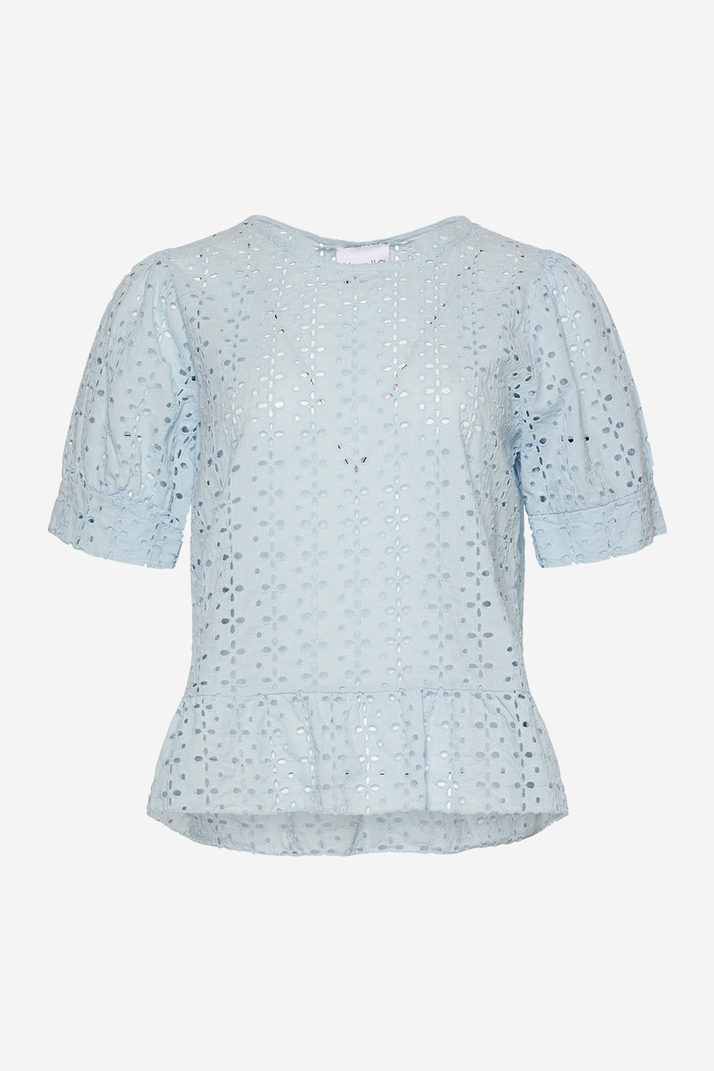 Indie Flounce Top Light Blue