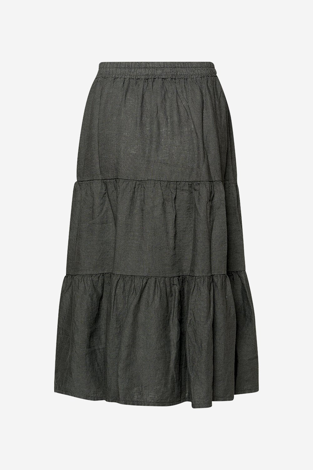 Jolene Skirt Linen Mix Antracit