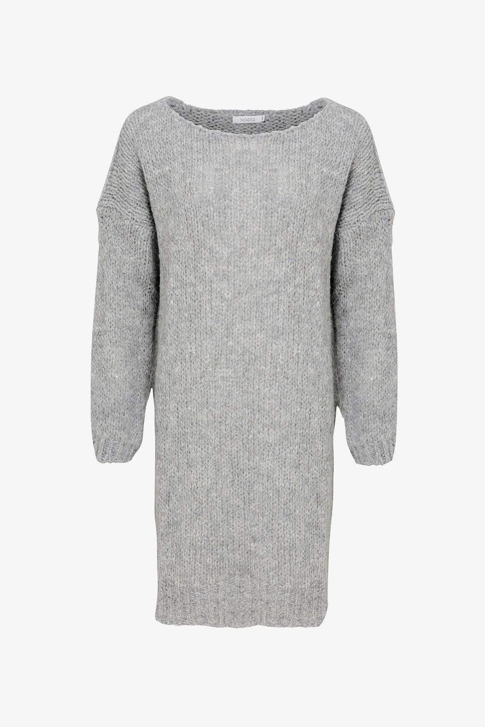 Kala Knit Dress Light Grey Melange